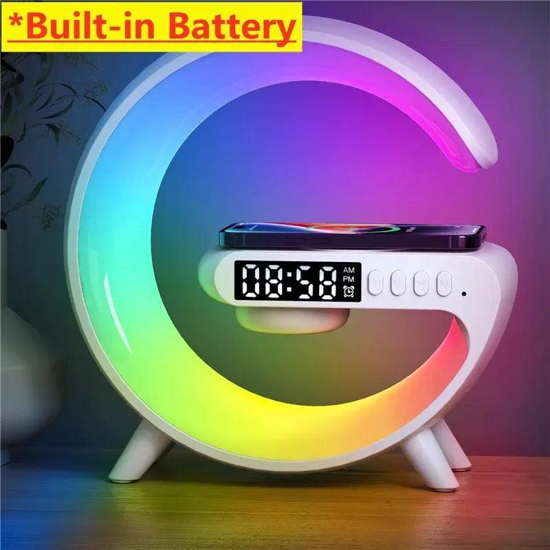 RGB LED Night Light With Wireless Charger - Lumaz