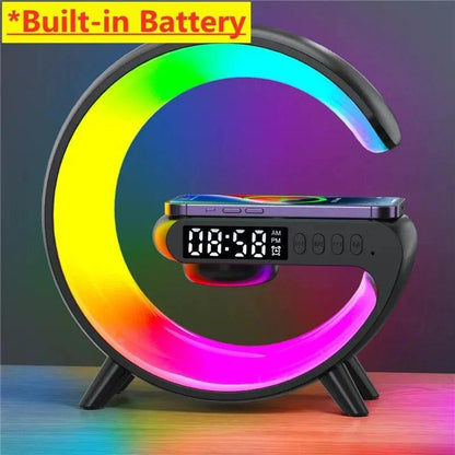 RGB LED Night Light With Wireless Charger - Lumaz