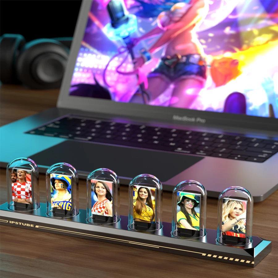 RGB IPS Nixie Tube Clock - WiFi Time Sync, Photo & Weather Display + 1 ...