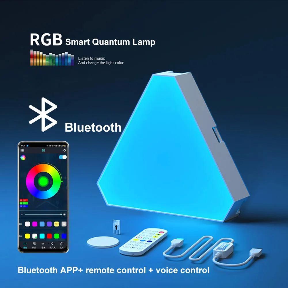 RGB Smart Triangular LED Wall Lights - Lumaz