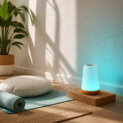 RGB Touch Sensor LED Bedside Lamp - USB Rechargeable, 13 Colors & Dimming