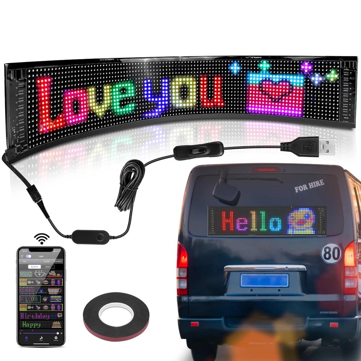 Scrolling Advertising LED Sign - Lumaz