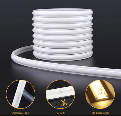 Self-Adhesive COB LED Under Cabinet Lights Penetrating Touch Sensor Neon Tape Lights