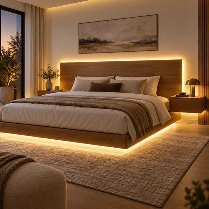 Self-Adhesive COB Neon LED Strip Light for Under Cabinet - Penetrating Touch Sensor, 24V