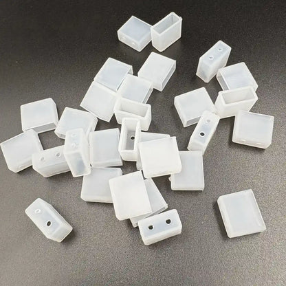 Silicone Neon LED Strip End Caps - 6×12mm, Hole or No-Hole, Waterproof