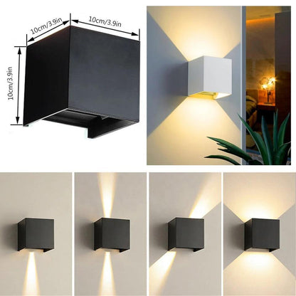 Smart LED Outdoor Wall Light RGBCCT Dimmable - Lumaz