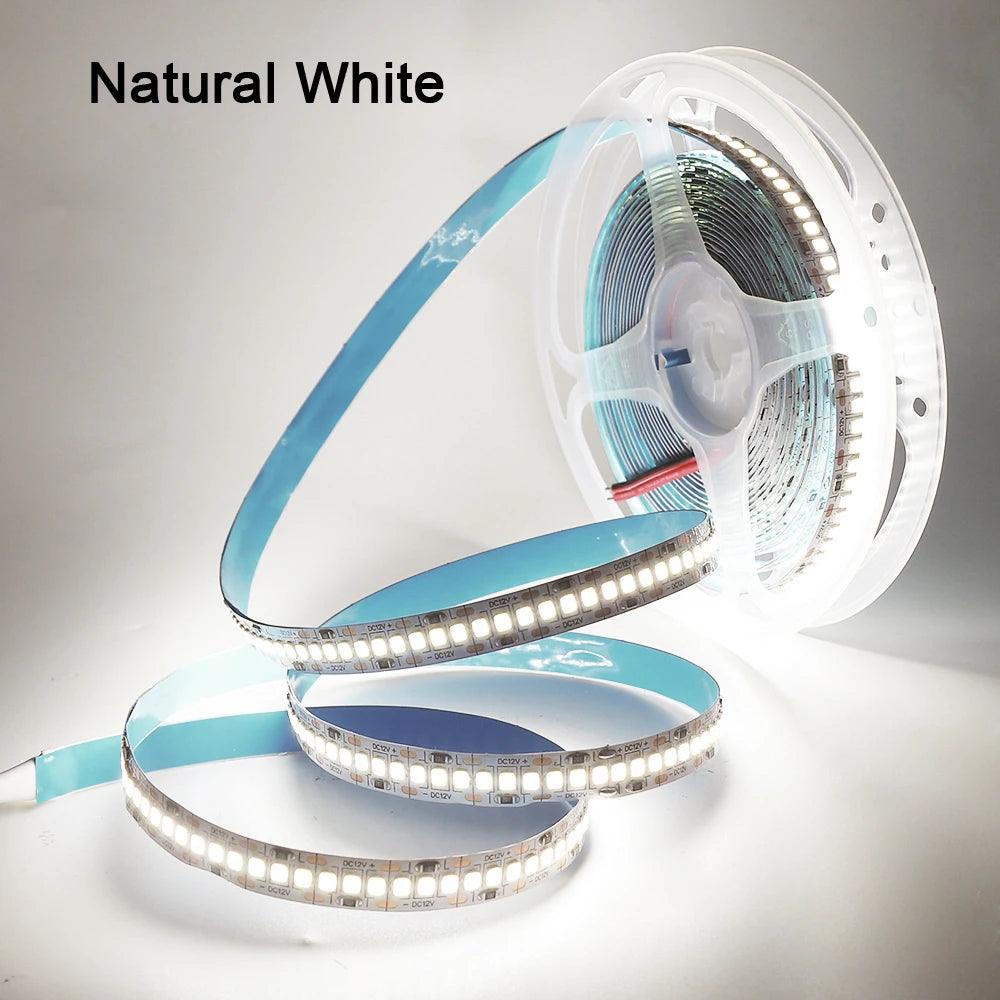 SMD 2835 5V12V24V LED Strip Lights With 3006002400 Pixels LED Tape Light 5M - Lumaz