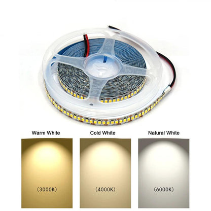 SMD 2835 5V12V24V LED Strip Lights With 3006002400 Pixels LED Tape Light 5M - Lumaz