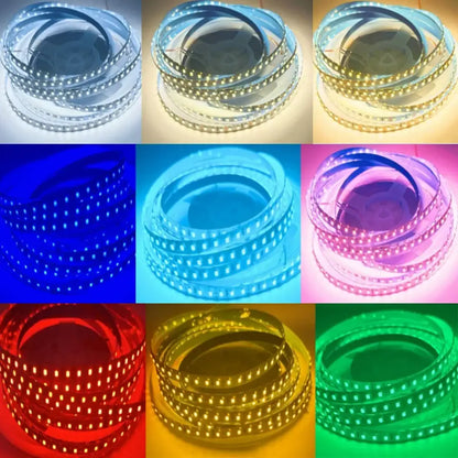 Rubans LED SMD 2835 120 LED/m - DC12V/24V, 9 Couleurs, Flexibles & Sécables