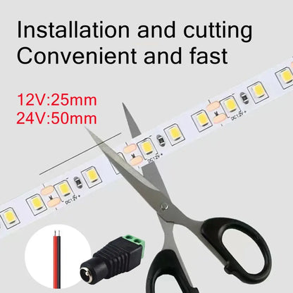 Rubans LED SMD 2835 120 LED/m - DC12V/24V, 9 Couleurs, Flexibles & Sécables
