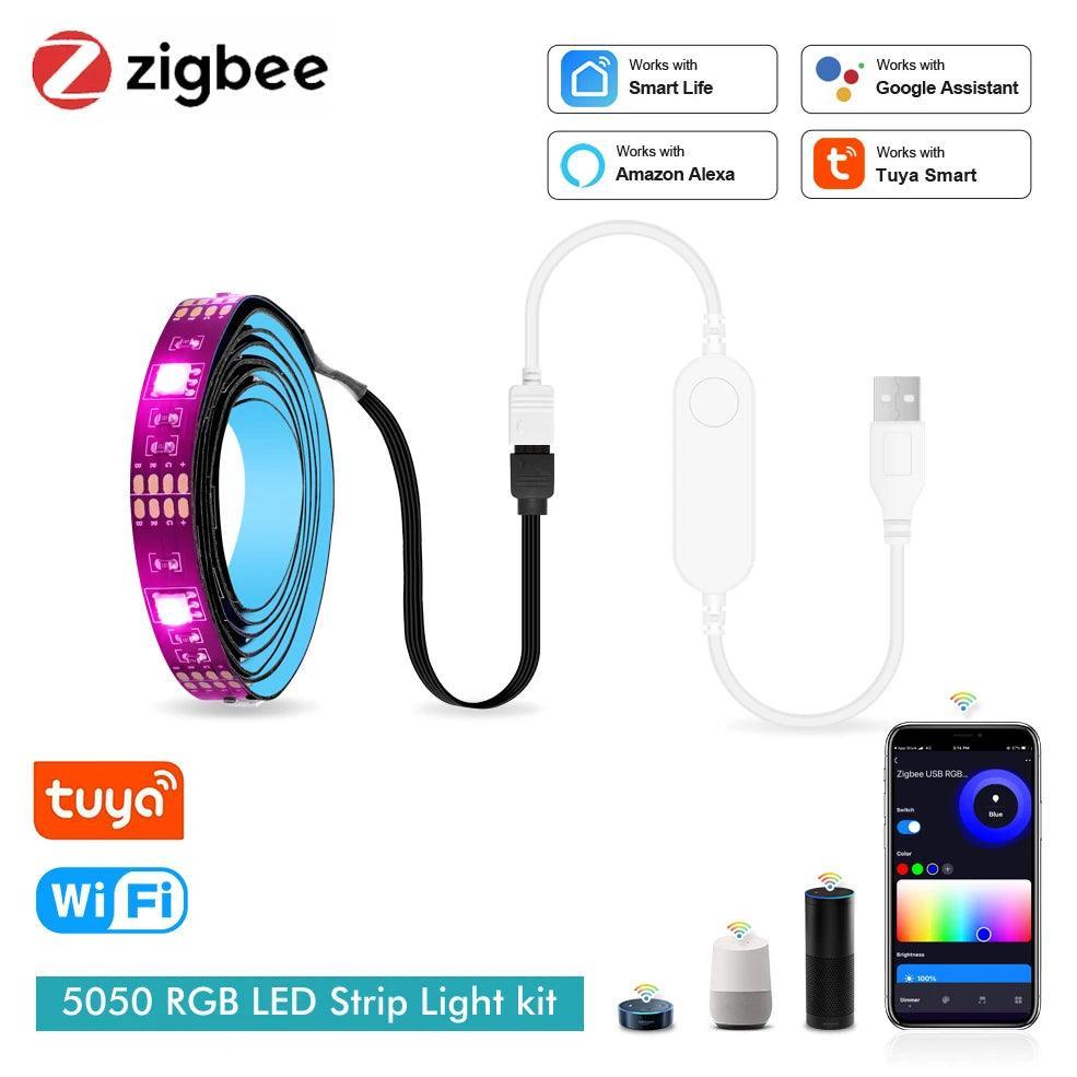 Showcasing Bedrooms with Tuya Zigbee & WiFi RGB LED Strip Light