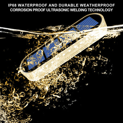 Solar Deck Lights Outdoor Step Lights Waterproof IP68 Stick on Step Stairs Driveway