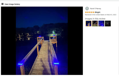 Solar Deck Lights Outdoor Step Lights Waterproof IP68 Stick on Step Stairs Driveway