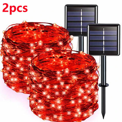 Solar Fairy String Lights LED Solar Outdoor String Lights For Garden Decoration - Lumaz