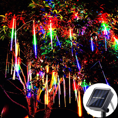 Solar LED Meteor Shower Rain Lights 3050cm 192288 LEDs Outdoor String Lights Waterproof Christmas Decoration - Lumaz