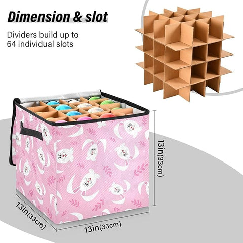 Ornament Storage Boxes with Built-In Dividers
