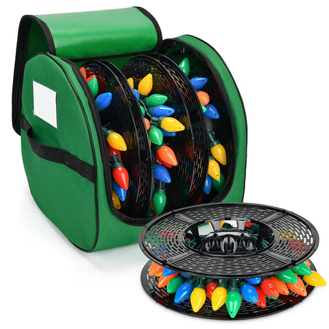 Using a Christmas Light Storage Bag