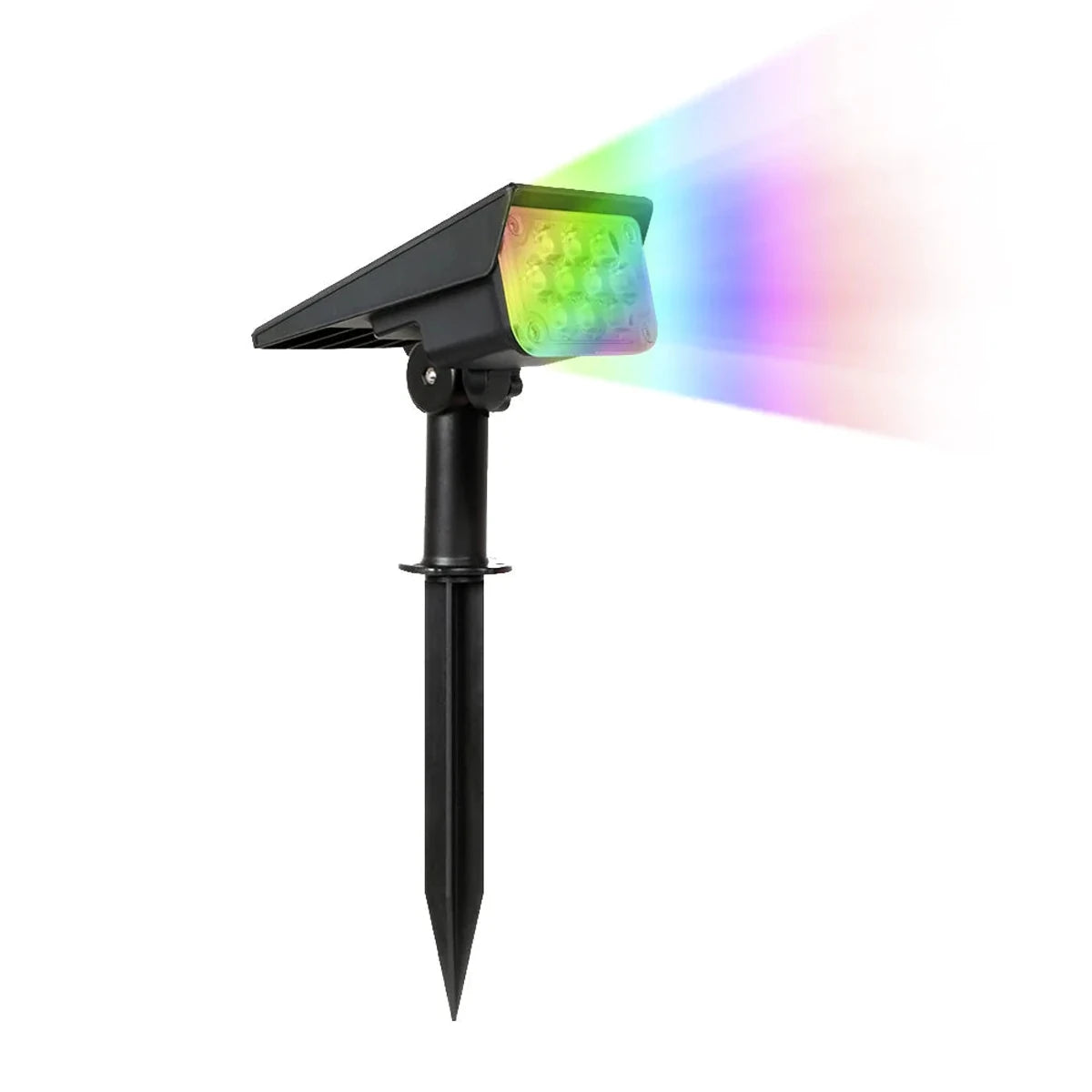 Super Bright Outdoor Solar Spotlight Waterproof Adjustable Color Temperature Garden Light