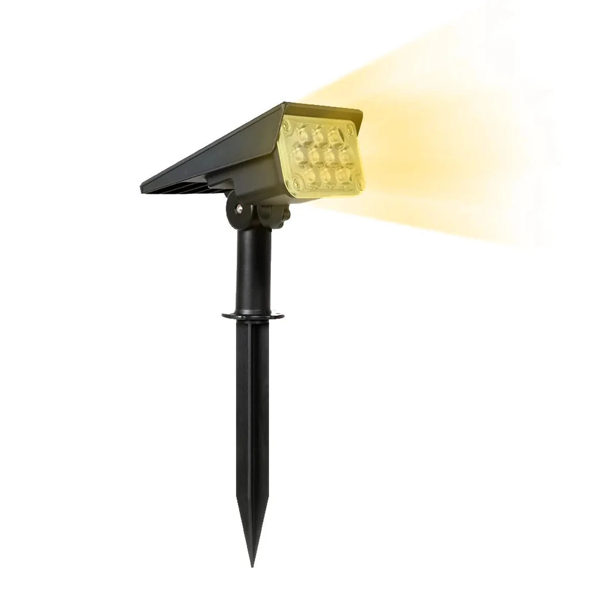 Super Bright Outdoor Solar Spotlight Waterproof Adjustable Color Temperature Garden Light