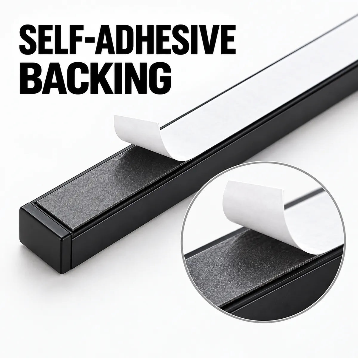 Touch Sensor Slat Wall LED Light Bar Kit - Self-Adhesive, 50/100cm