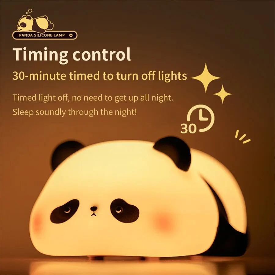 Touch Sensor Silicone Cartoon Kids LED Night Lights - Lumaz