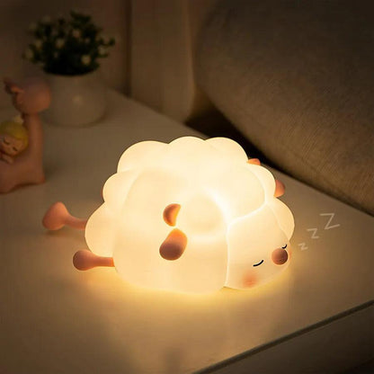 Touch Sensor Silicone Cartoon Kids LED Night Lights - Lumaz