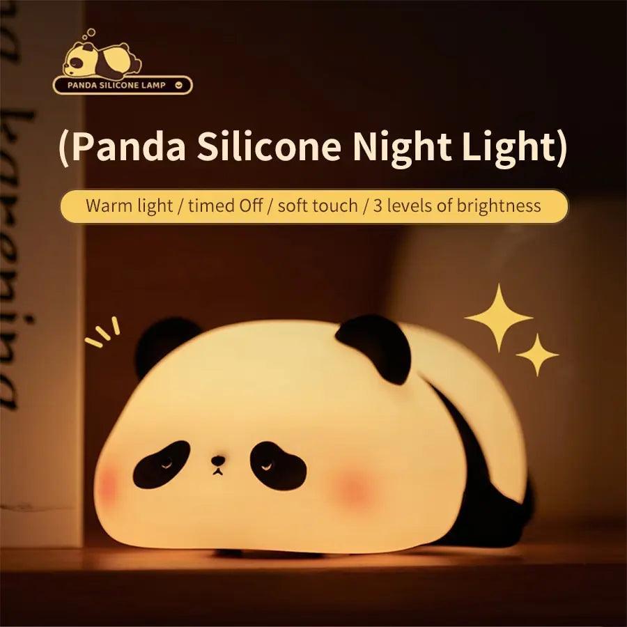 Touch Sensor Silicone Cartoon Kids LED Night Lights - Lumaz