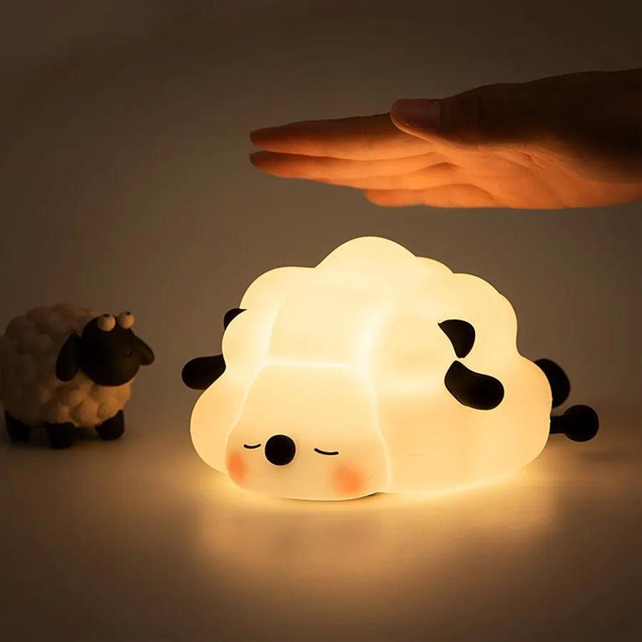 Touch Sensor Silicone Cartoon Kids LED Night Lights - Lumaz