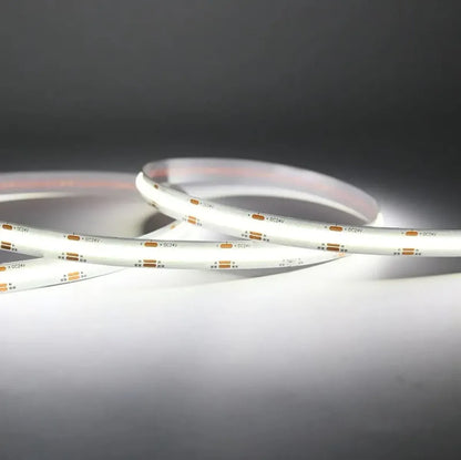 Dual White COB LED Strip Light - CCT Tunable 2700K-6500K, High Density 608 LEDs/m, CRI 90+