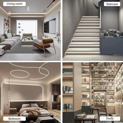 Tuya Zigbee 3.0 COB LED-Lichtleiste – 5V USB, dimmbar 320 LEDs/m, kompatibel mit Alexa Google