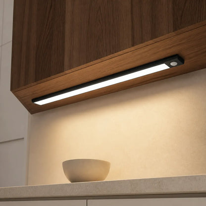 Type-C Rechargeable Under Cabinet LED Light Bar - Smart Motion Sensor, 3 Color