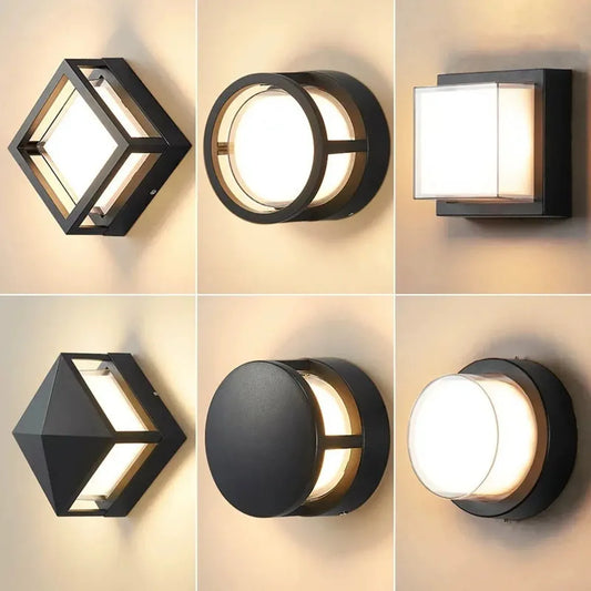 Ultra-bright  Waterproof Wall Lights Creativity Home Outdoor Lighting Wall Decoration LED Lamp