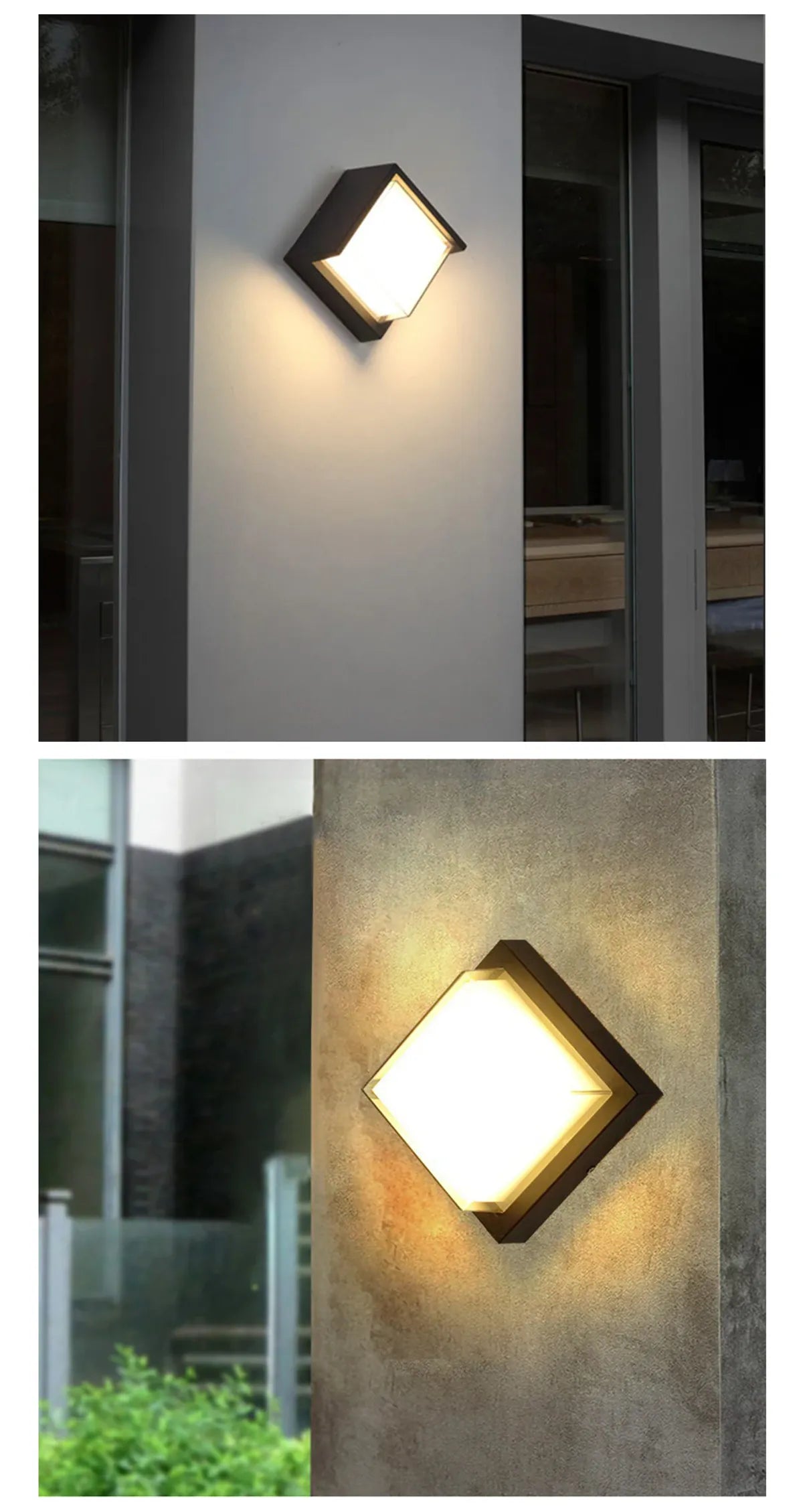 Ultrahelle, wasserdichte Wandleuchten für kreative Heim- und Außenbeleuchtung – LED-Lampen für die Wanddekoration