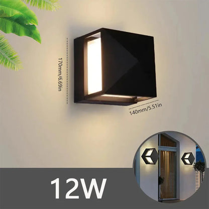 Ultrahelle, wasserdichte Wandleuchten für kreative Heim- und Außenbeleuchtung – LED-Lampen für die Wanddekoration