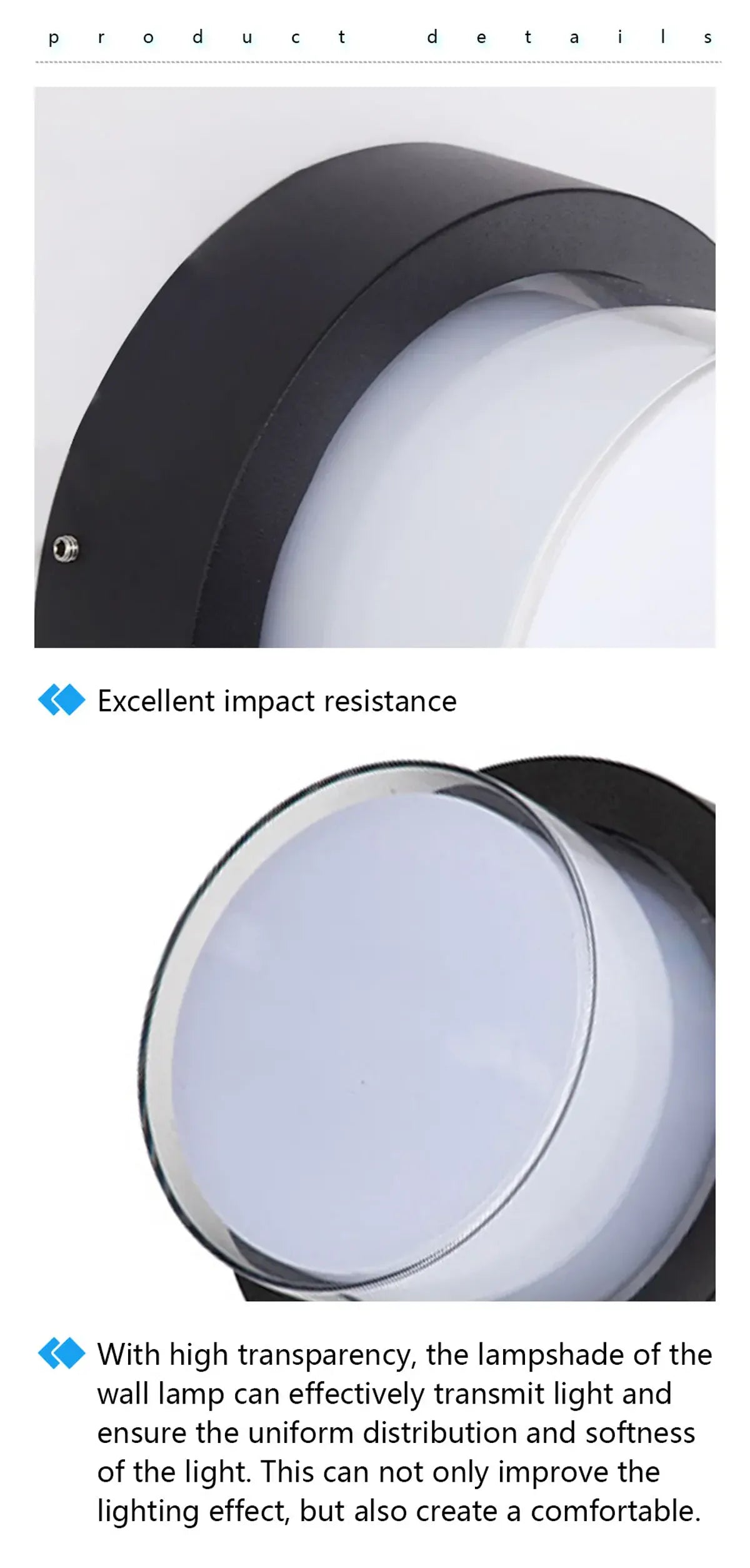 Ultrahelle, wasserdichte Wandleuchten für kreative Heim- und Außenbeleuchtung – LED-Lampen für die Wanddekoration