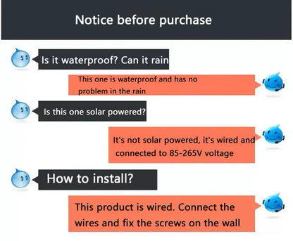 Ultrahelle, wasserdichte Wandleuchten für kreative Heim- und Außenbeleuchtung – LED-Lampen für die Wanddekoration