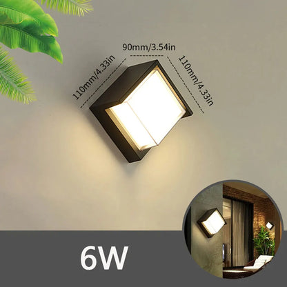 Ultrahelle, wasserdichte Wandleuchten für kreative Heim- und Außenbeleuchtung – LED-Lampen für die Wanddekoration