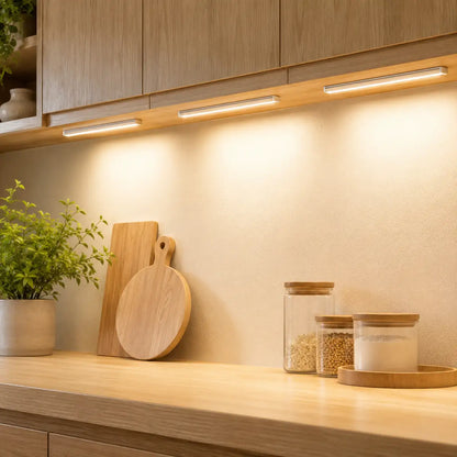 LED-Lichtleiste für die Unterbaumontage mit Berührungs- und Wischsensor – Bohren nicht erforderlich, nur 7 mm ultradünn