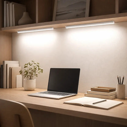 LED-Lichtleiste für die Unterbaumontage mit Berührungs- und Wischsensor – Bohren nicht erforderlich, nur 7 mm ultradünn