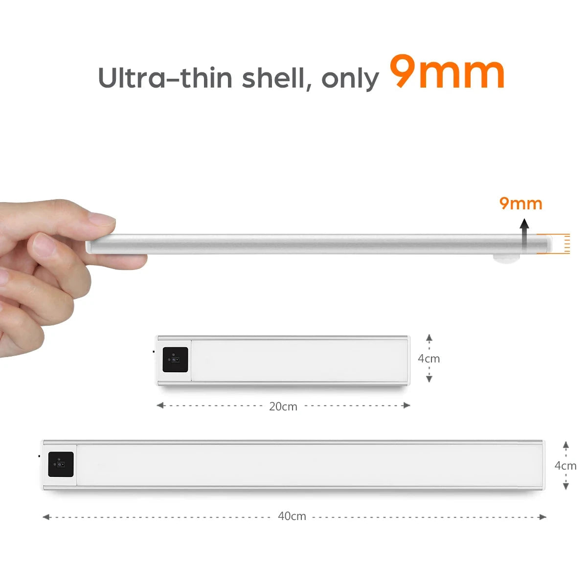 Led Usb Bar Ultra-Thin Under Cabinet LED Light Bar - USB Rechargeable, Smart Senso ...