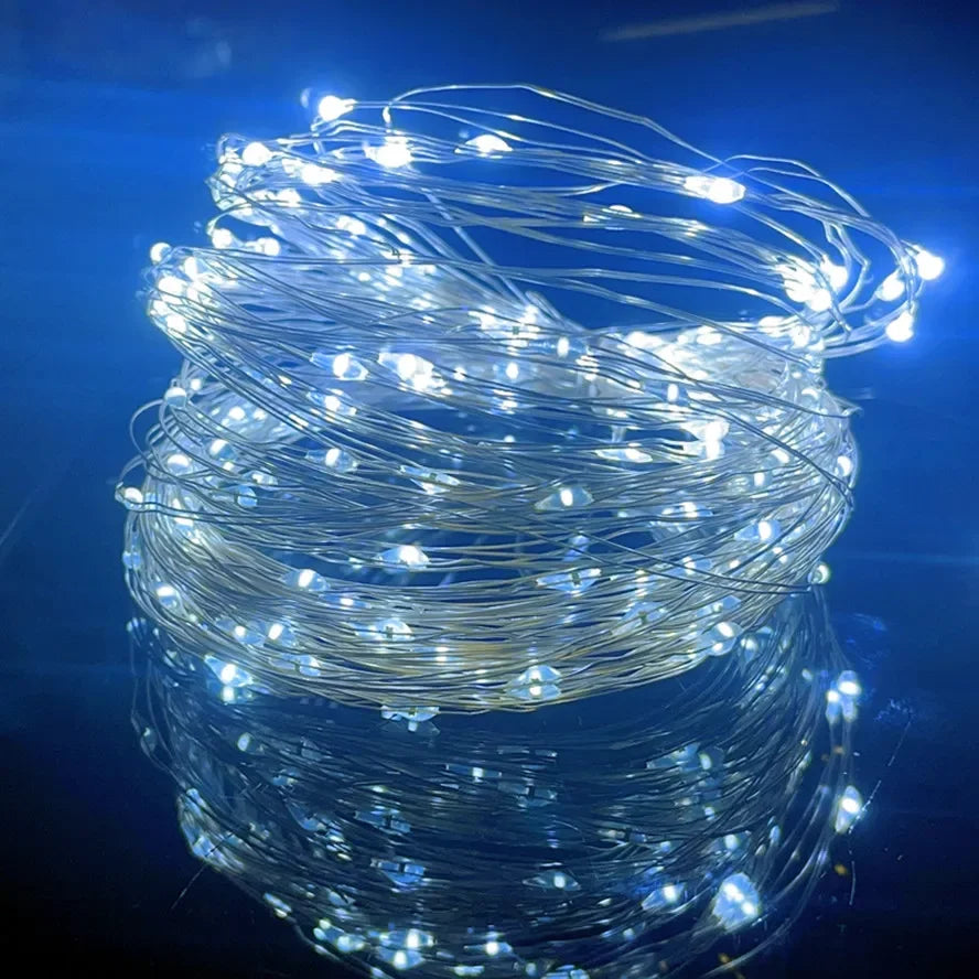 USB LED Outdoor Fairy String Lights With Copper Wire Waterproof For Holiday Lighting - Lumaz