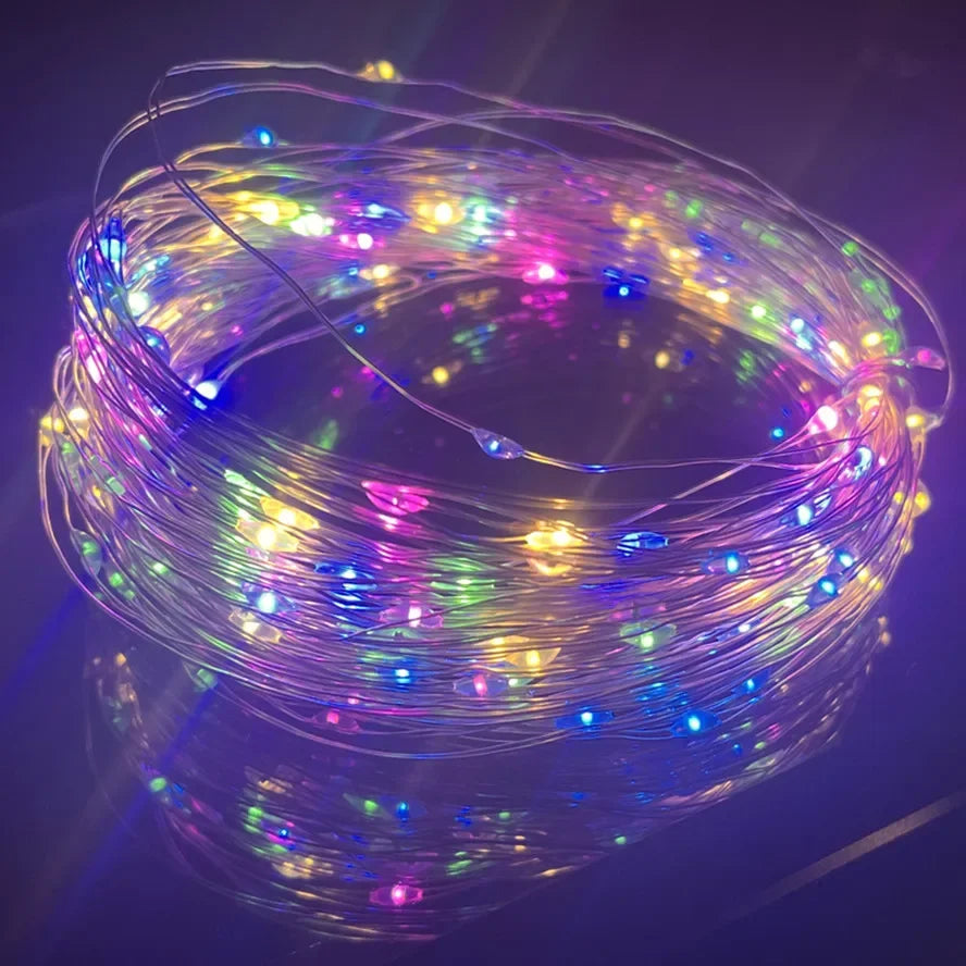 USB LED Outdoor Fairy String Lights With Copper Wire Waterproof For Holiday Lighting - Lumaz