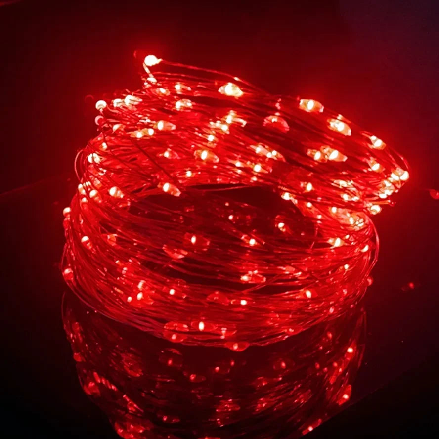 USB LED Outdoor Fairy String Lights With Copper Wire Waterproof For Holiday Lighting - Lumaz