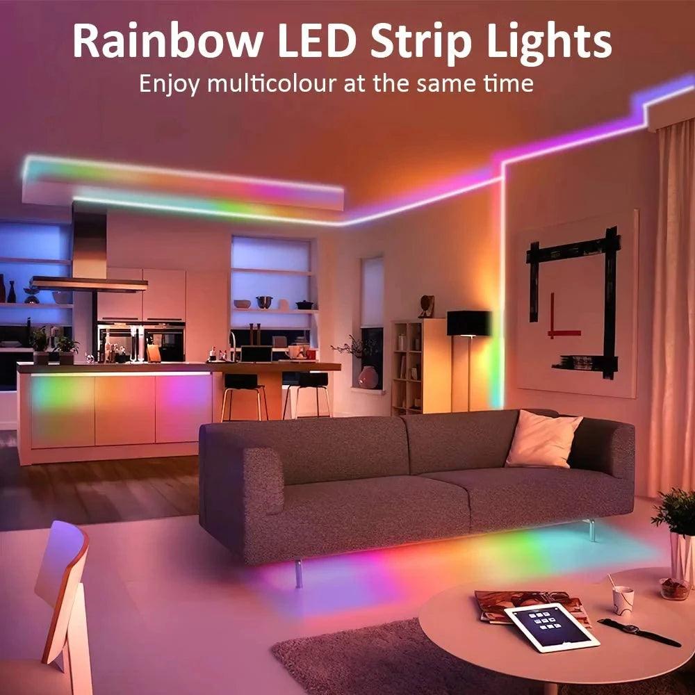 SMD 5050 5V Smart RGBIC LED Strip Lights With USB Power/TUYA/WiFi - Lumaz