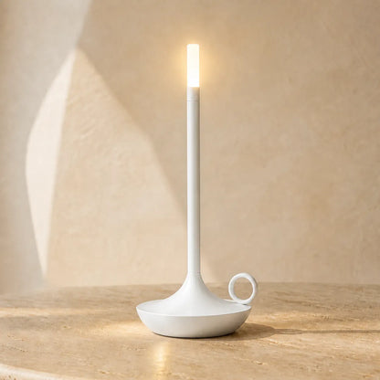 Vintage Candlelight LED Table Lamp - Touch Dimming, USB Rechargeable