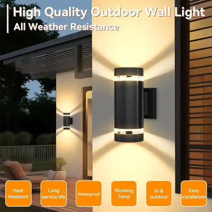 Waterproof E27 LED Outdoor Wall Lights For Porch Garden Wall Sconce