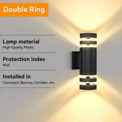 Waterproof E27 LED Outdoor Wall Lights For Porch Garden Wall Sconce