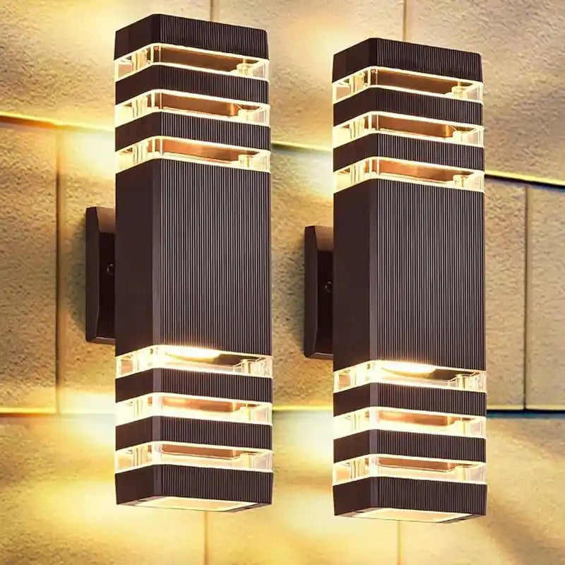 Waterproof E27 LED Outdoor Wall Lights For Porch Garden Wall Sconce