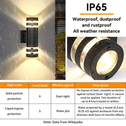 Waterproof E27 LED Outdoor Wall Lights For Porch Garden Wall Sconce