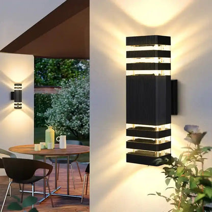 Waterproof E27 LED Outdoor Wall Lights For Porch Garden Wall Sconce